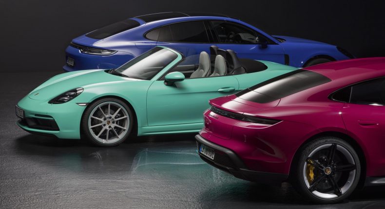 Ritornano i colori storici per tutti i modelli Porsche