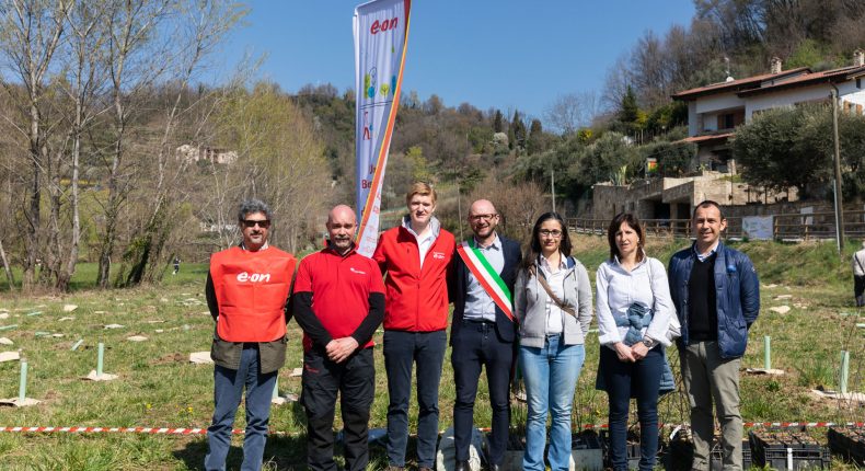 E.ON inaugura un bosco a Bagnatica