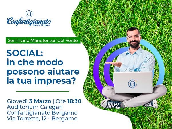 Manutentori del verde: il 3 marzo un seminario sull’uso dei Social per l’impresa