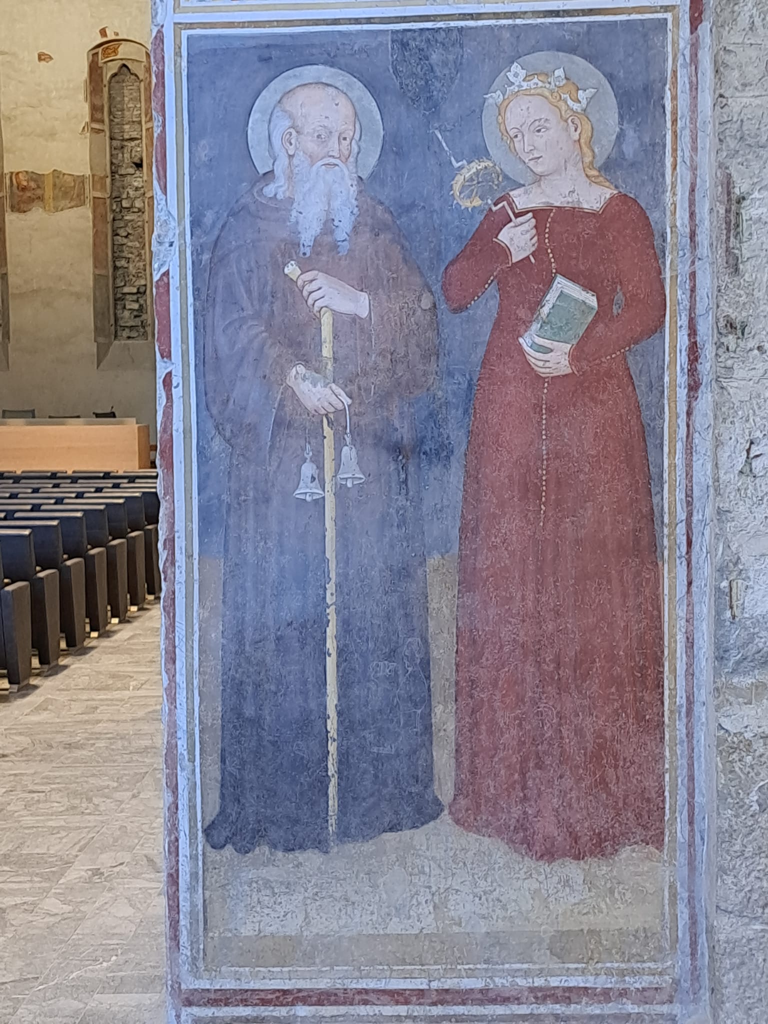 Completato il restauro degli affreschi nella ex chiesa di Sant’Agostino