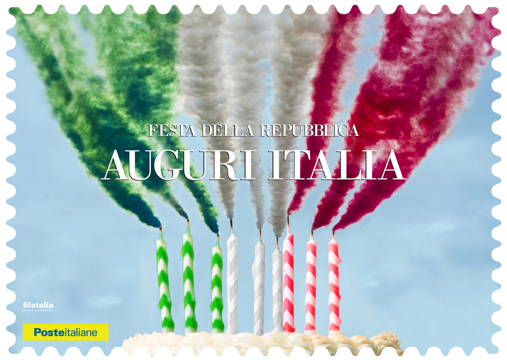 NEGLI UFFICI POSTALI LA CARTOLINA DELLA FESTA DELLA REPUBBLICA