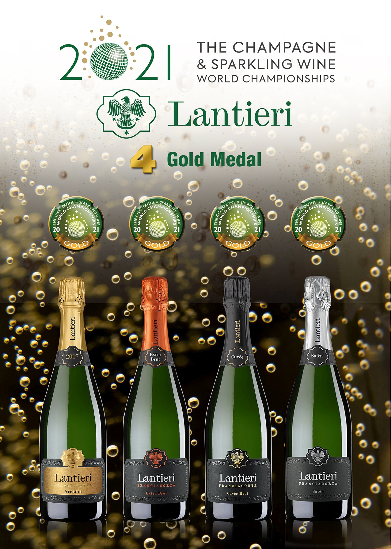 Quattro Medaglie d’oro per Lantieri