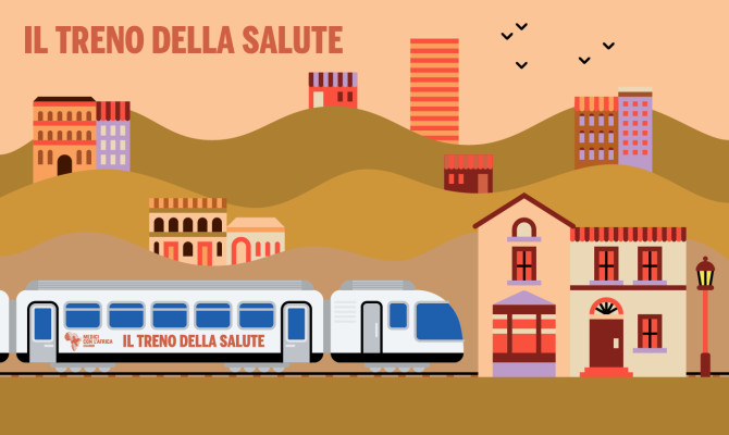 Il treno della salute: prevenzione e solidarietà in movimento