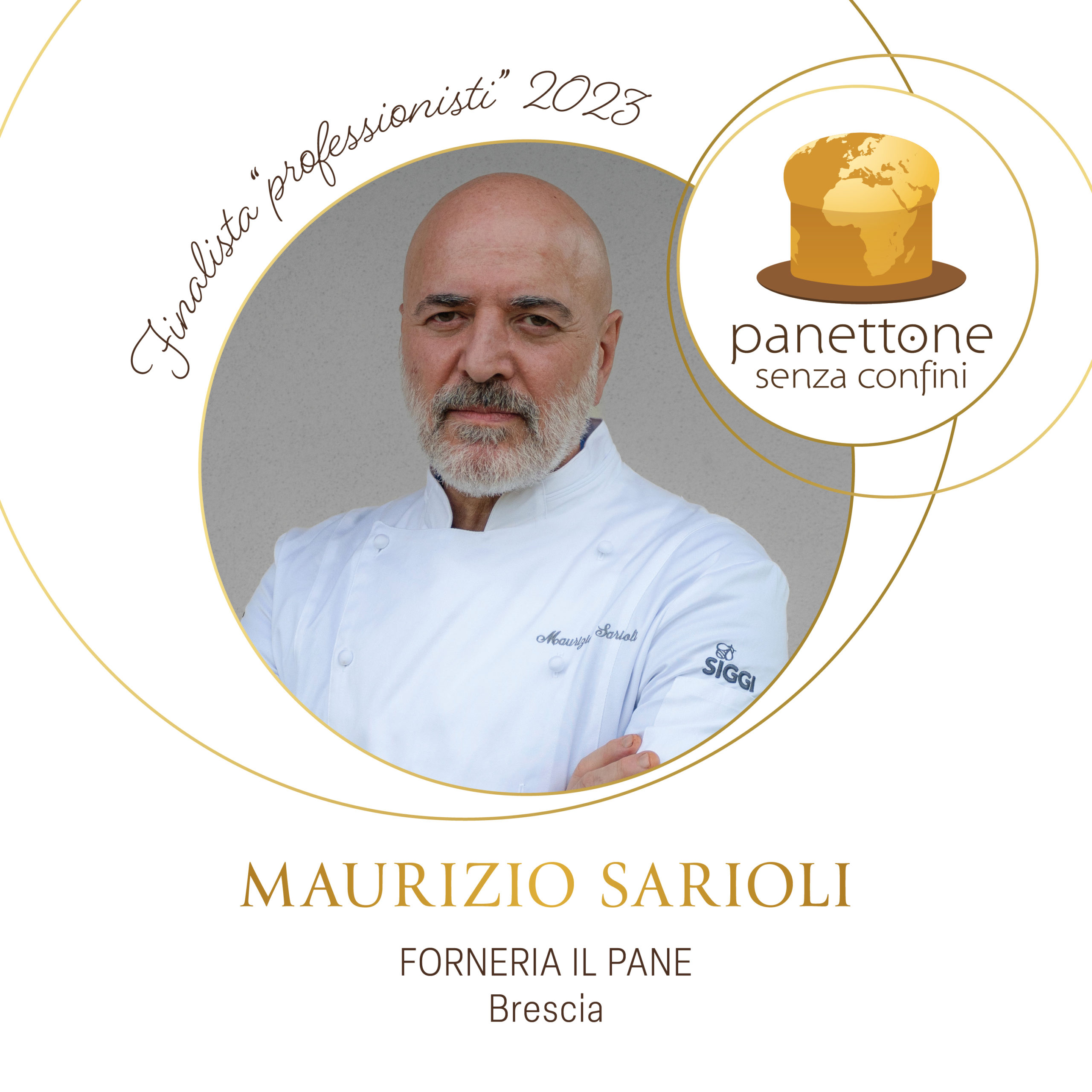 Maurizio Sarioli vince il“Panettone senza confini 2023”