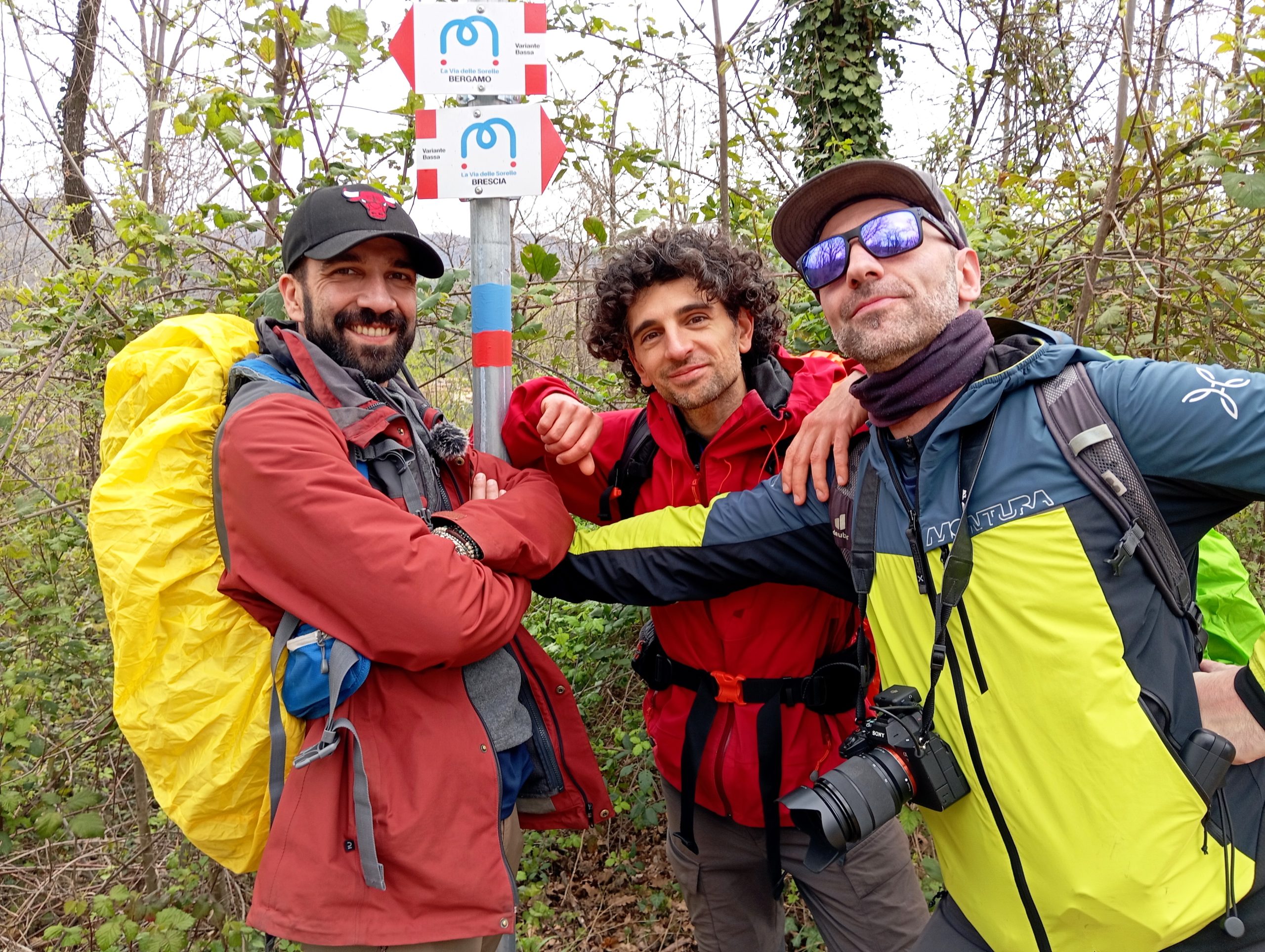 Il team di Cammini d’Italia sulla Via della Sorelle