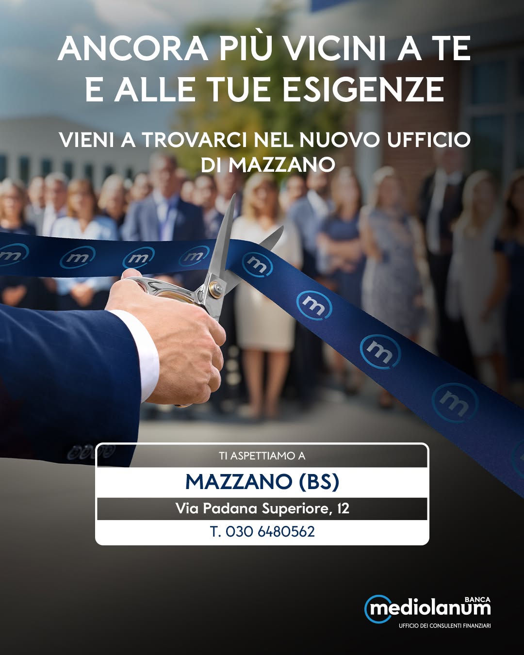 Banca Mediolanum: nuovo ufficio dei consulenti finanziari a Mazzano